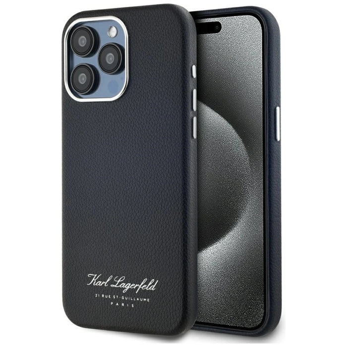 Karl Lagerfeld hotel RSG Калъф за iPhone 15 Pro - черен