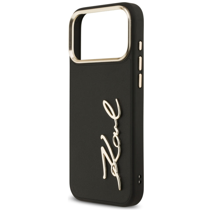 Karl Lagerfeld Karl Script Logo Case за iPhone 17 Pro Max - черен
