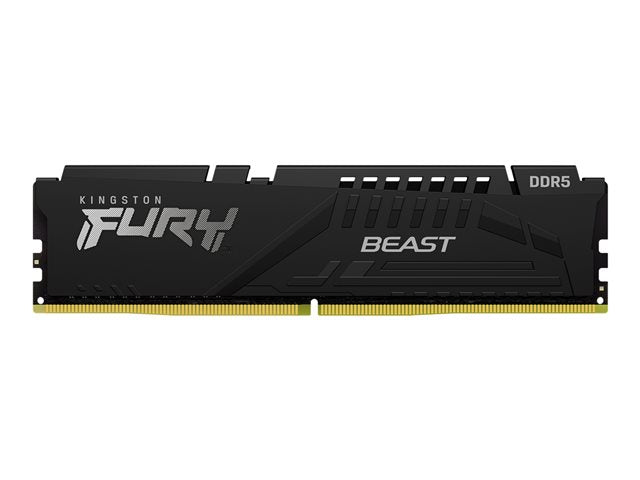 Памет Kingston FURY Beast Black 128GB(4x32GB) DDR5 5200MHz CL40 KF552C40BBK4-128