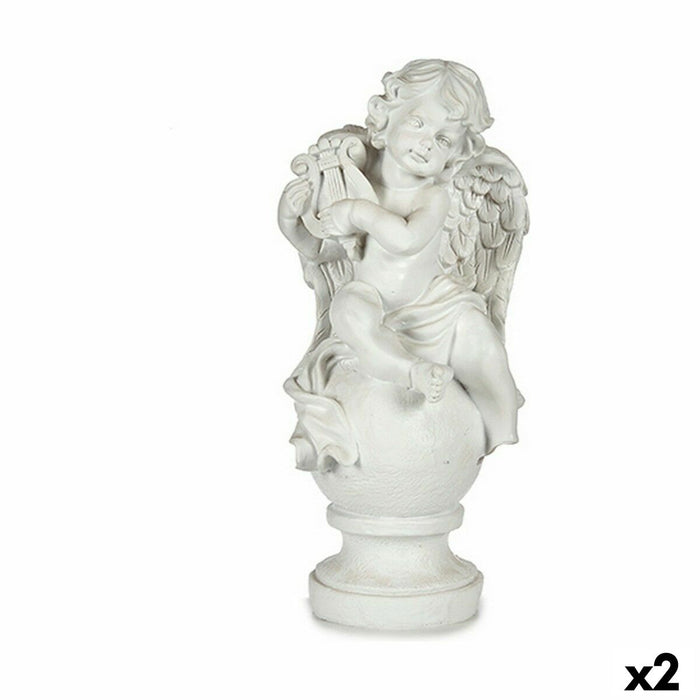 Декоративна фигурка Krist+ K1912604 K1912604 Бял Ангел 22 x 22 x 48 cm 30 x 58 x 30 cm (2 броя)