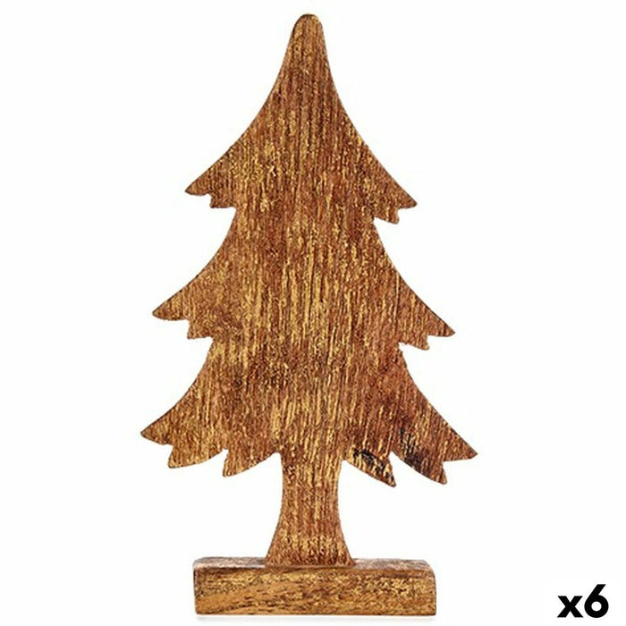 Декоративна фигурка Krist+ 1123 1123 Златен Коледно дърво 5 x 31 x 15,5 cm (6 броя)