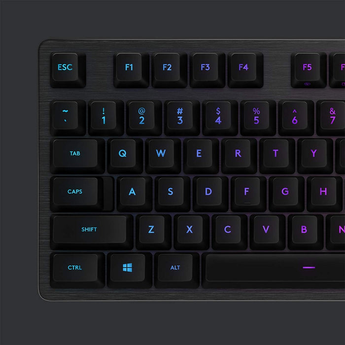 Клавиатура Logitech Lightsync G512 Игри Черен Осветление RGB AZERTY