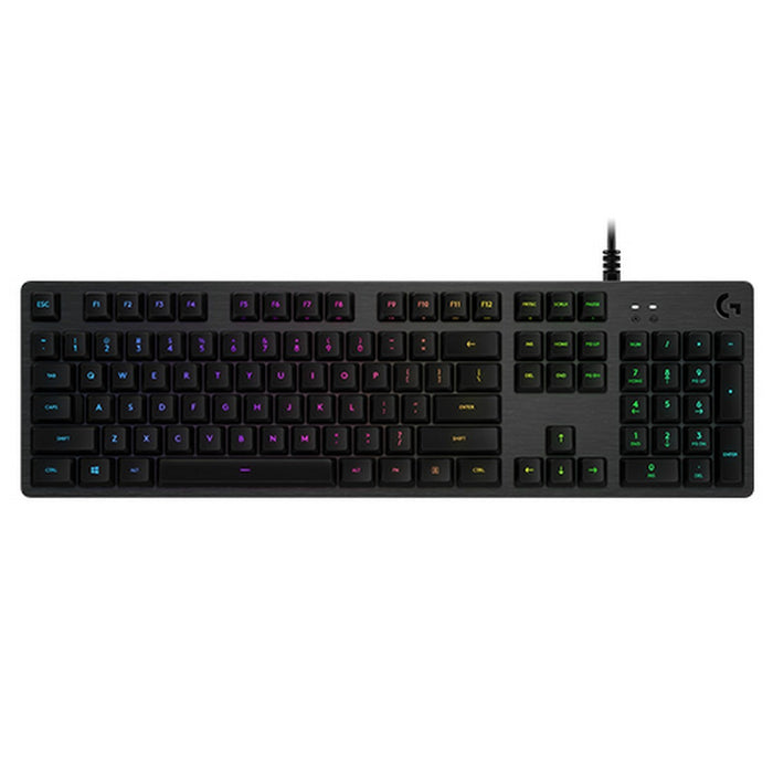 Клавиатура Logitech Lightsync G512 Игри Черен Осветление RGB AZERTY