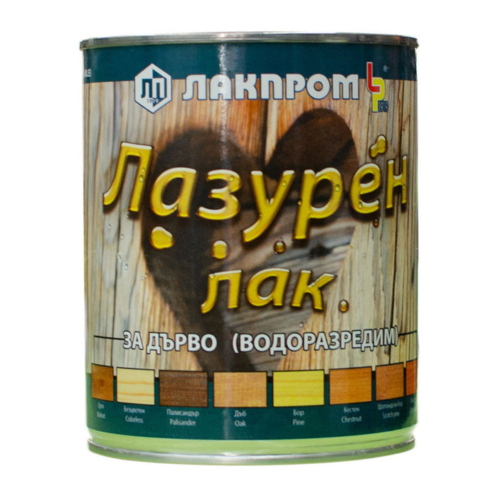 ВОДОРАЗРЕДИМ ЛАЗУРЕН ЛАК ЗА ДЪРВО LACKPROM