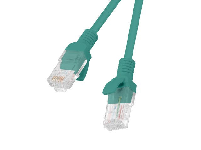 PATCHCORD KAT.6 UTP 1.5M ZIELONY FLUKE ПРЕМИНА LANBERG 10-PACK
