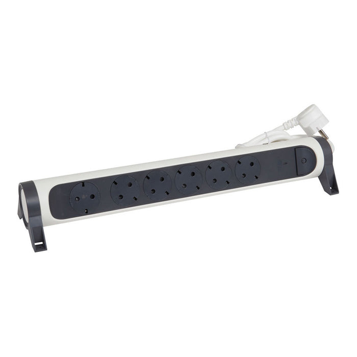 РАЗКЛОНИТЕЛ ИНДИКАТОР И ЗАЩИТА LEGRAND 6 ГНЕЗДА / 1.5М ВЪРТЯЩ 694526