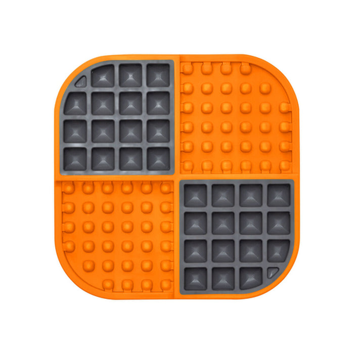 Хранилка за кучета Lickimat Dog Slomo Orange полипропилен TPR