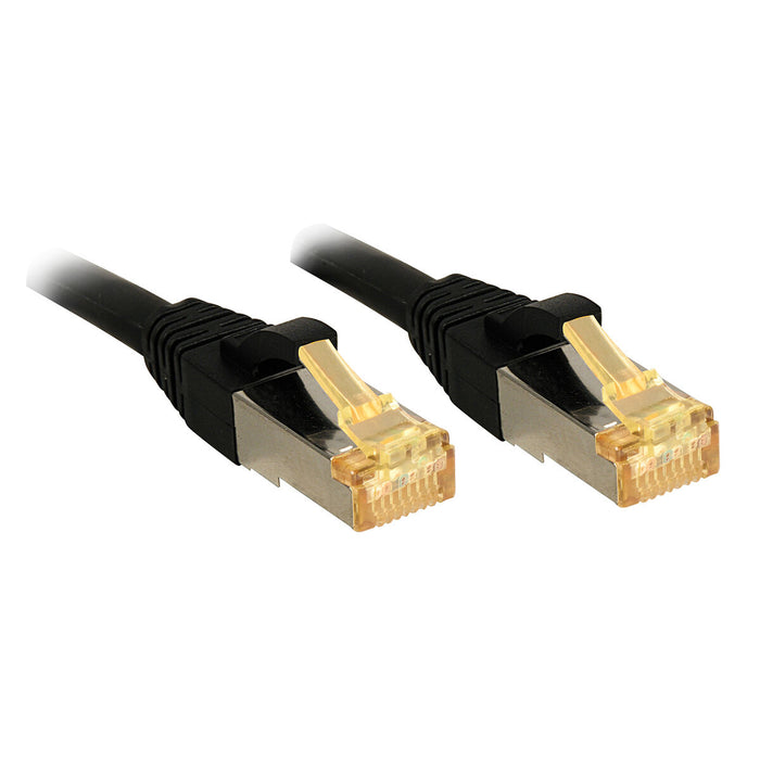 UTP категория 6 твърд мрежови кабел LINDY 47307 Черен 1 m 1 броя