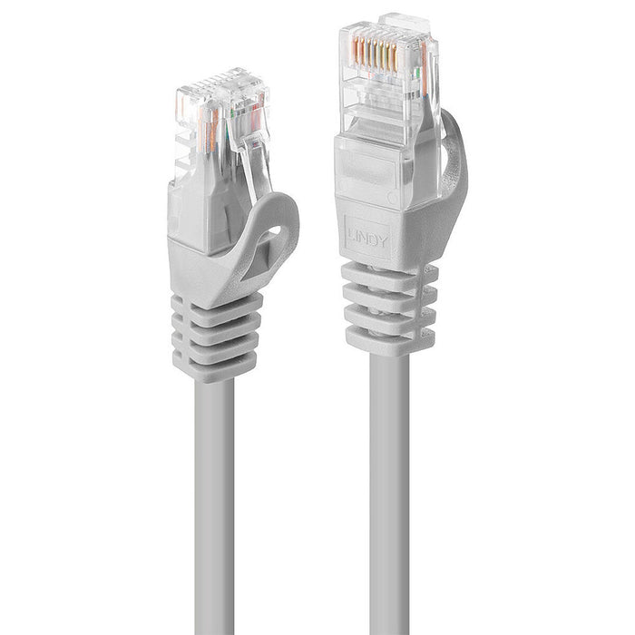 UTP категория 6 твърд мрежови кабел LINDY 48367 10 m Сив 1 броя