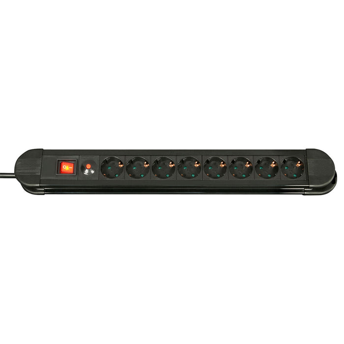 Контакт - 8 изхода с копче LINDY 73104 1,4 m 3500 W 230 V