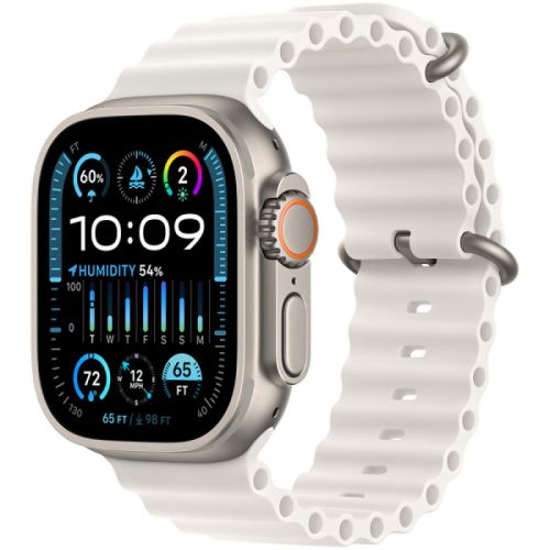 Смарт часовник Apple Watch Ultra 2 GPS + Cellular 49mm Titanium case with White Band Ocean