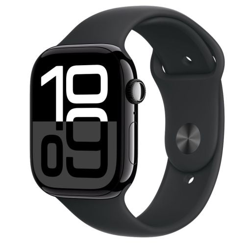 Смарт часовник Apple Watch Series 10 GPS 46mm Jet Black Alu Case, Midnight Black Sport Band M/L
