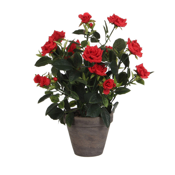 Декоративно Растение Mica Decorations Rosal Керамика PVC