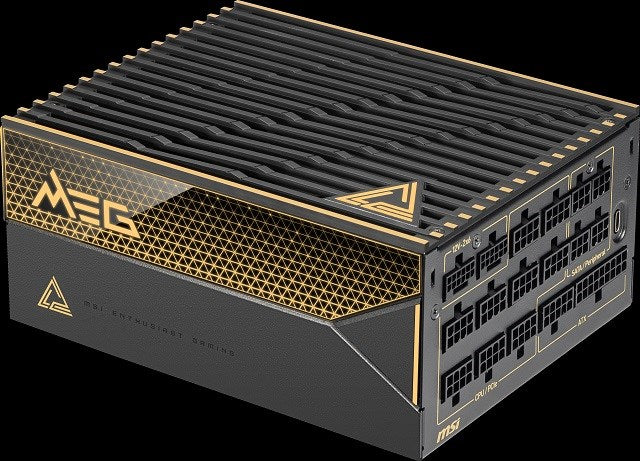 MSI MEG Ai1600T 1600W PCIE5 80+ Titanium захранване (306-7ZPEX11-CE0)