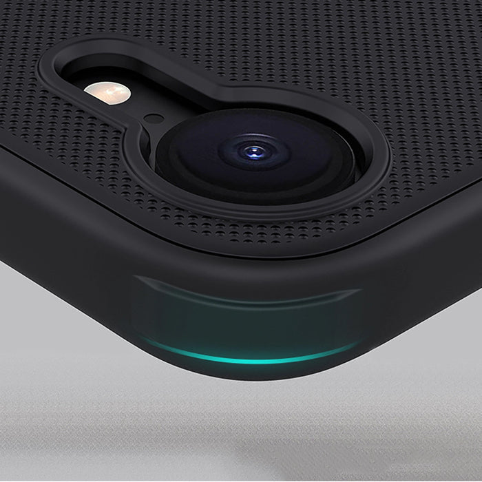 Магнитен калъф Nillkin Super Frosted Shield Pro за iPhone 16e - черен