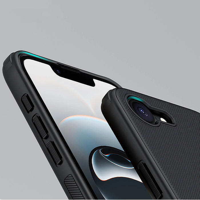 Магнитен калъф Nillkin Super Frosted Shield Pro за iPhone 16e - черен