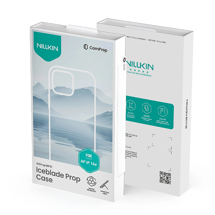 Nillkin Iceblade Prop Case с капак за обектив и стойка за iPhone 16e - зелен