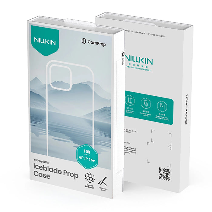 Nillkin Iceblade Prop магнитен калъф с капак за камера и стойка за iPhone 16e - зелен