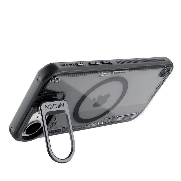 Магнитен калъф Nillkin Iceblade Prop със стойка за iPhone 16e - черен