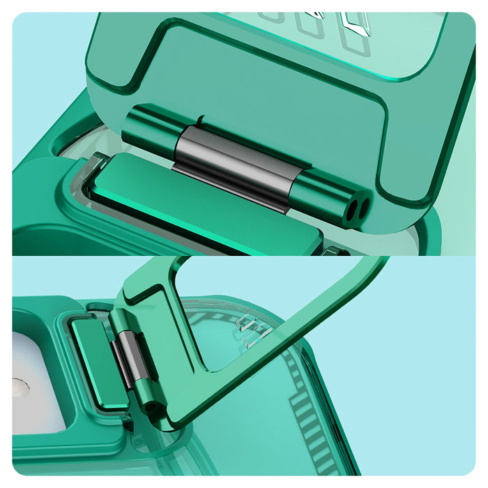 Магнитен калъф Nillkin Iceblade Prop със стойка за iPhone 16e - зелен