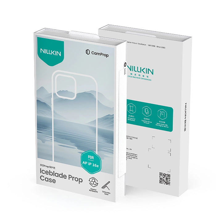 Магнитен калъф Nillkin Iceblade Prop със стойка за iPhone 16e - зелен