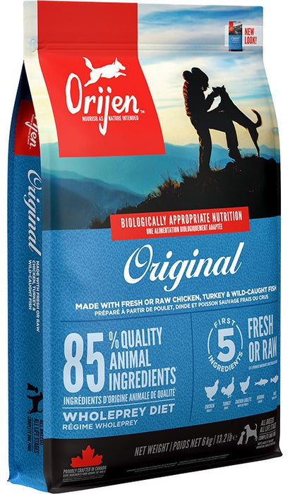 Orijen Original 6 кг Пиле за възрастни, Риба, Турция