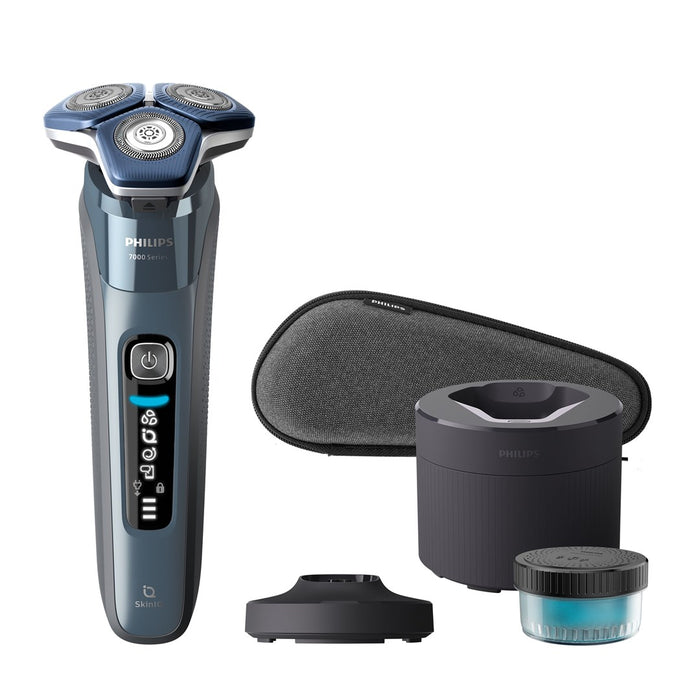 Philips SHAVER Series 7000 S7882/55 Електрическа самобръсначка за мокро и сухо, почистваща капсула и торбичка