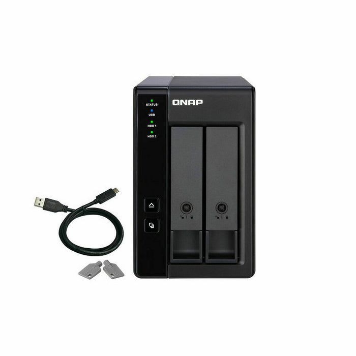SATA 5.25" калъф за SATA 2.5" Qnap TR-002 Черен