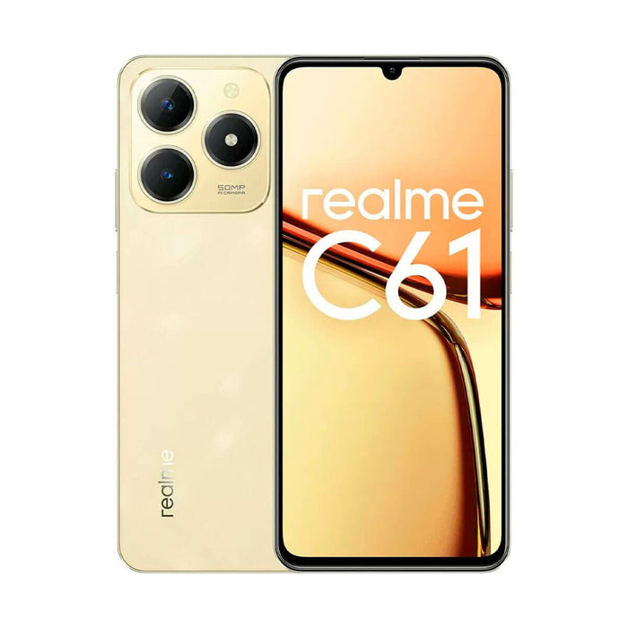 Смартфони Realme C61 6,74" Unisoc TigerT612 6 GB RAM 128 GB Златен