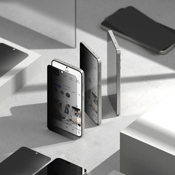 Ringke Easy Slide 2 пакета Privacy Glass за Samsung Galaxy S25+