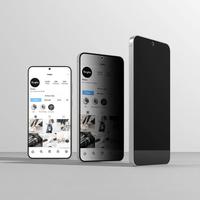 Ringke Easy Slide 2 пакета Privacy Glass за Samsung Galaxy S25+