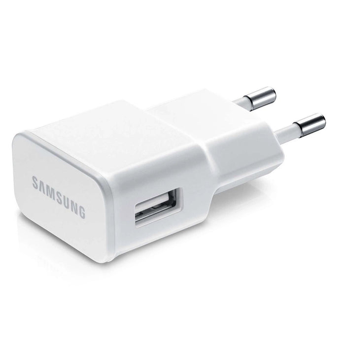 Samsung EP-TA50EWE 8W USB-A стенно зарядно (OOB Bulk - Replacement Packaging) - Бяло