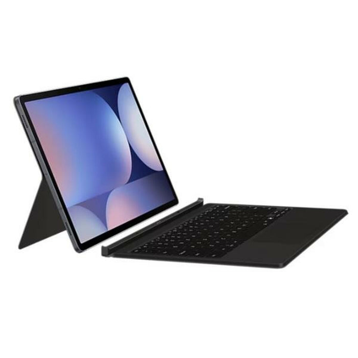 Универсален калъф за таблет и клавиатура Samsung EF-DX825BBEGES Черен Испанска Qwerty
