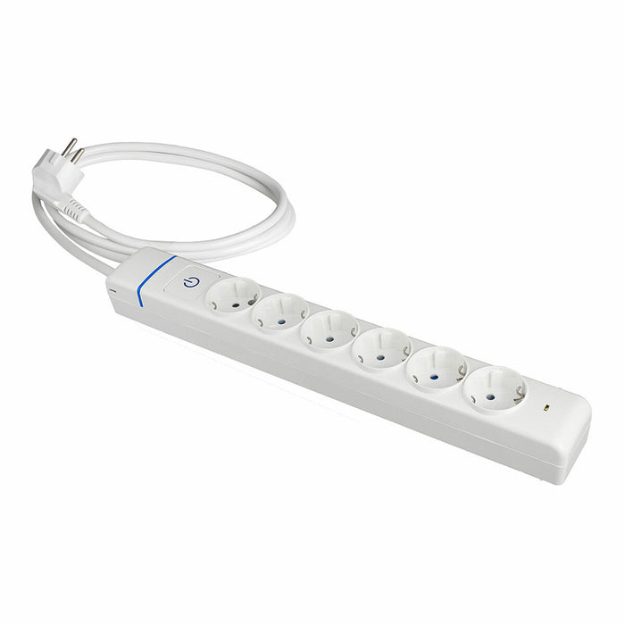 Контакт - 6 изхода с копче Solera 61ils 250 V 16 A (1,5 m)