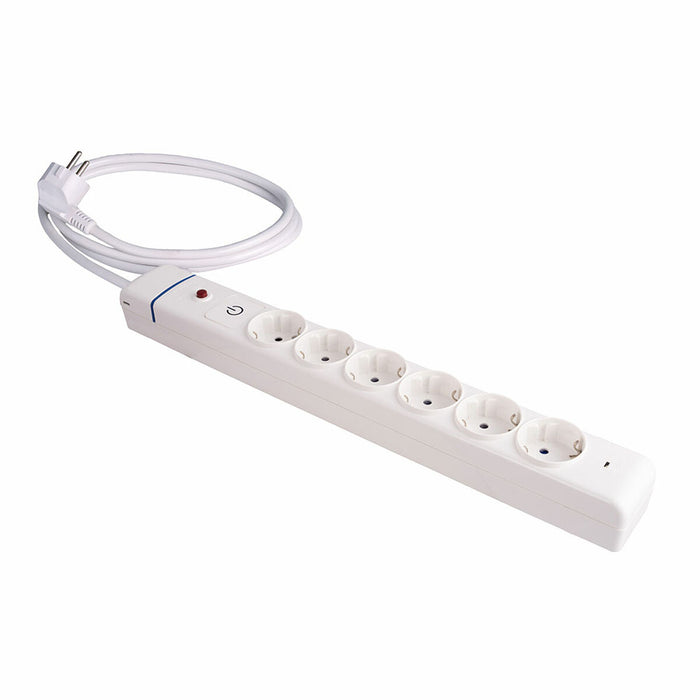 Контакт - 6 изхода с копче Solera 61ilso 250 V 16 A (1,5 m)