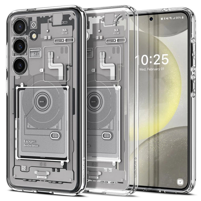 Spigen Ultra Hybrid Case за Samsung Galaxy S24 Zero One - бял