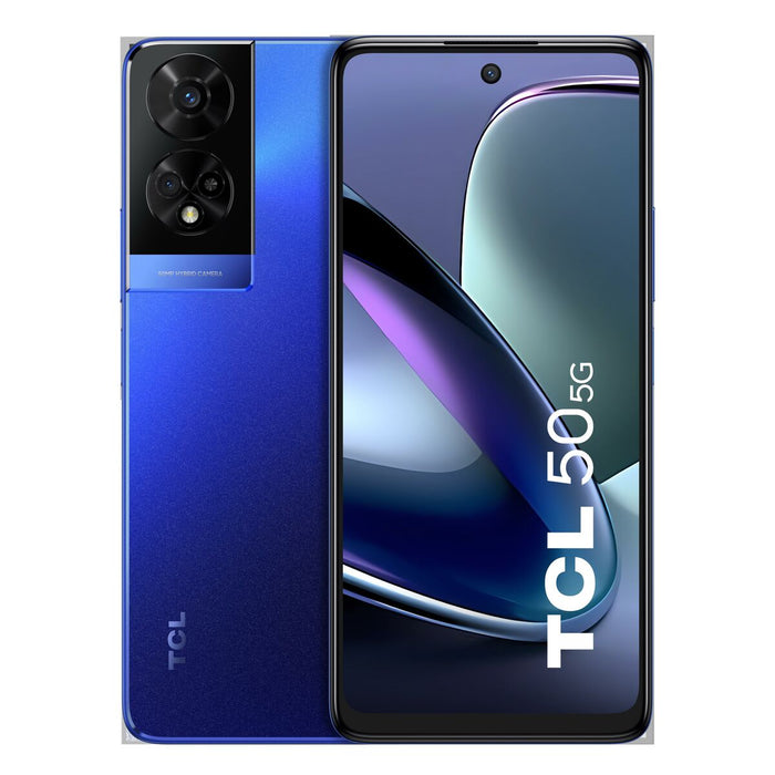 Смартфони TCL 50 5G 4 GB RAM 128 GB Син 6,56" ARM Cortex-A55 Mediatek Dimensity 6100+