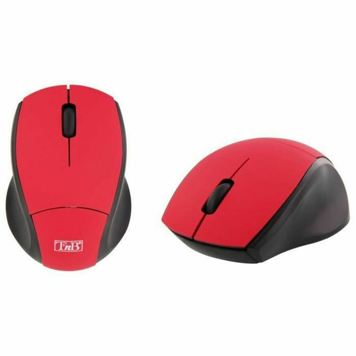 Мишка T'NB MM240RD Черен Червен Черен/Червен 1000 dpi