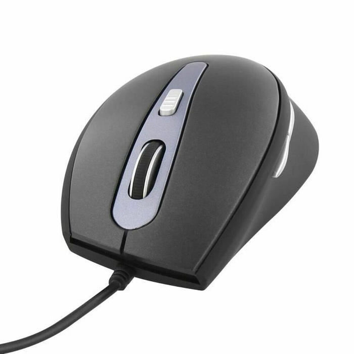Мишка T'NB MOFFICE Черен Сив 2400 dpi