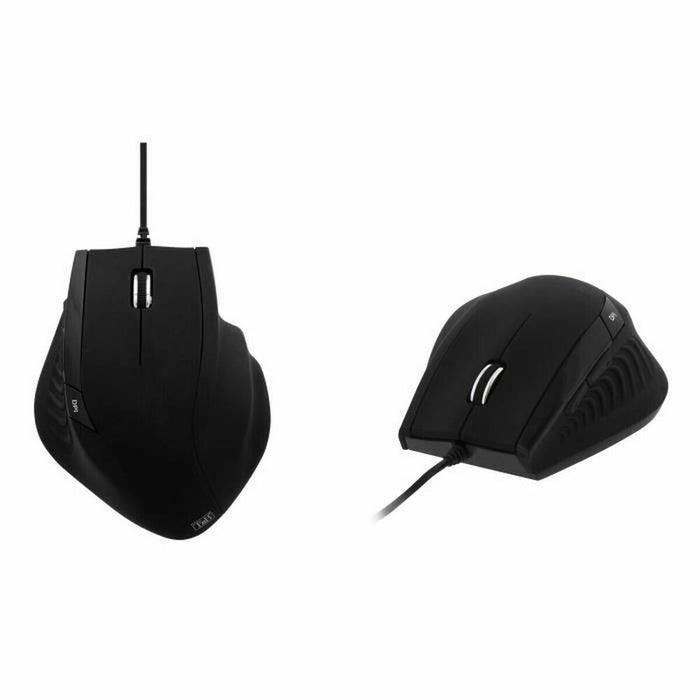 Мишка T'NB MUERGO Черен 1600 dpi