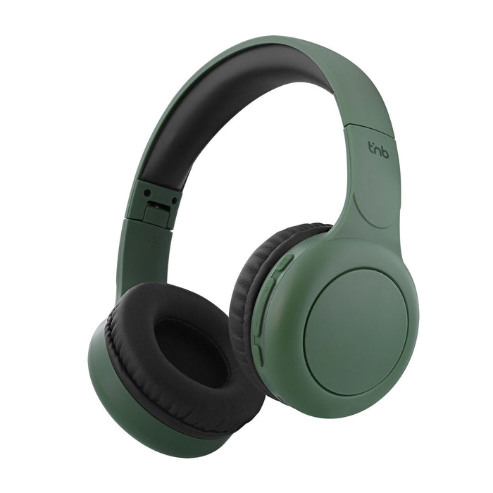 Bluetooth Слушалки с Диадема T'NB TONALITY Зелен/Черен