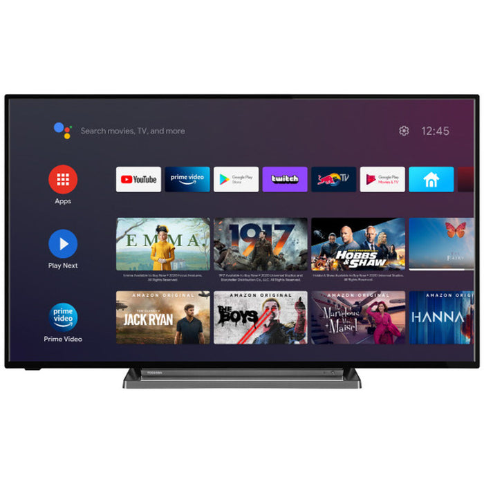 Смарт телевизор Toshiba 55MG8F63DG 55" 4K Ultra HD LED HDR HDR10 DVB-T2 Google Assistant Direct-LED LCD DVB-S2