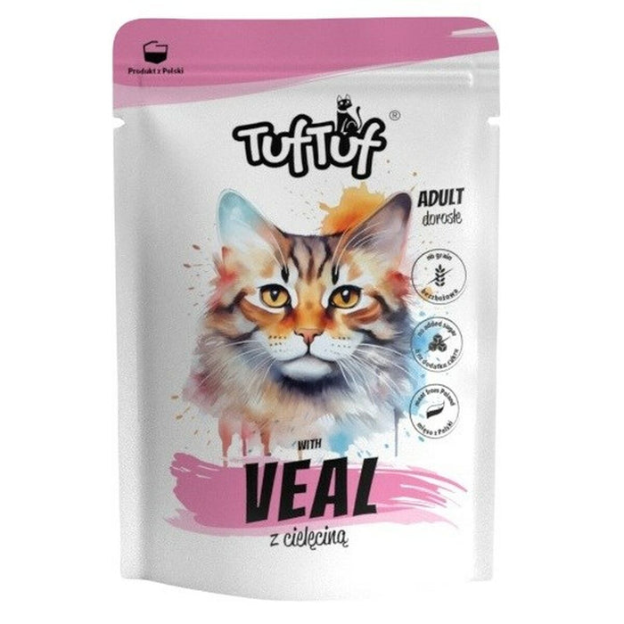 Котешка храна Tuftuf Телешко 300 g