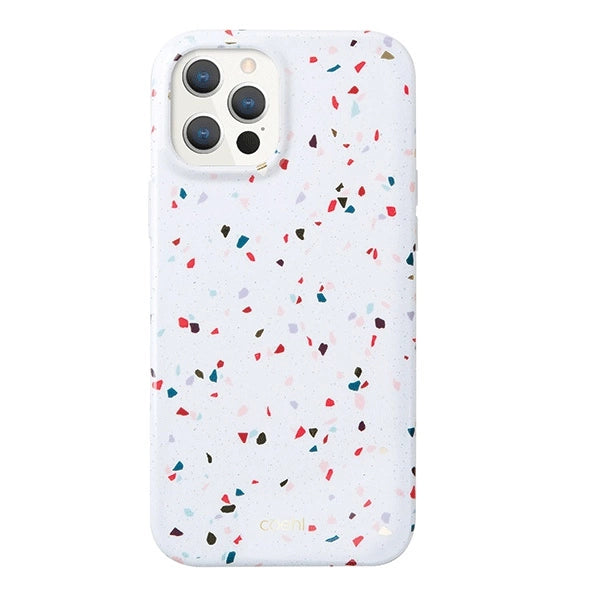 Uniq Coehl Terrazzo Case за iPhone 12 / 12 Pro 6.1" - Бял