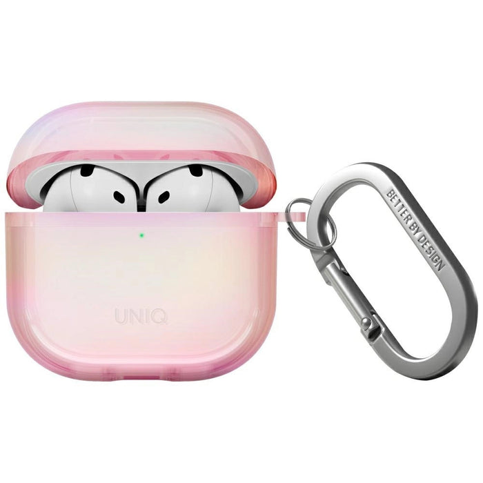 Уникален калъф Iridescia AirPods 4 Hang Case - Holo Pink