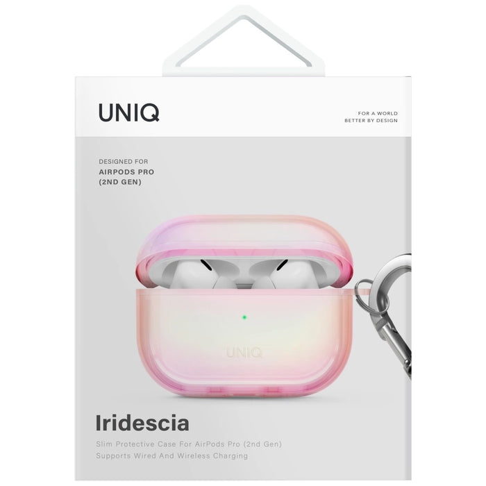 Уникален калъф Iridescia AirPods Pro 2 Hang Case - Holo Pink