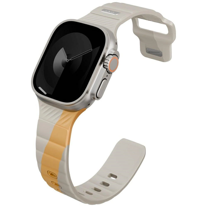 Uniq Stride De Rubber Strap за Apple Watch 44 / 45 / 46 / 49 мм - бежов