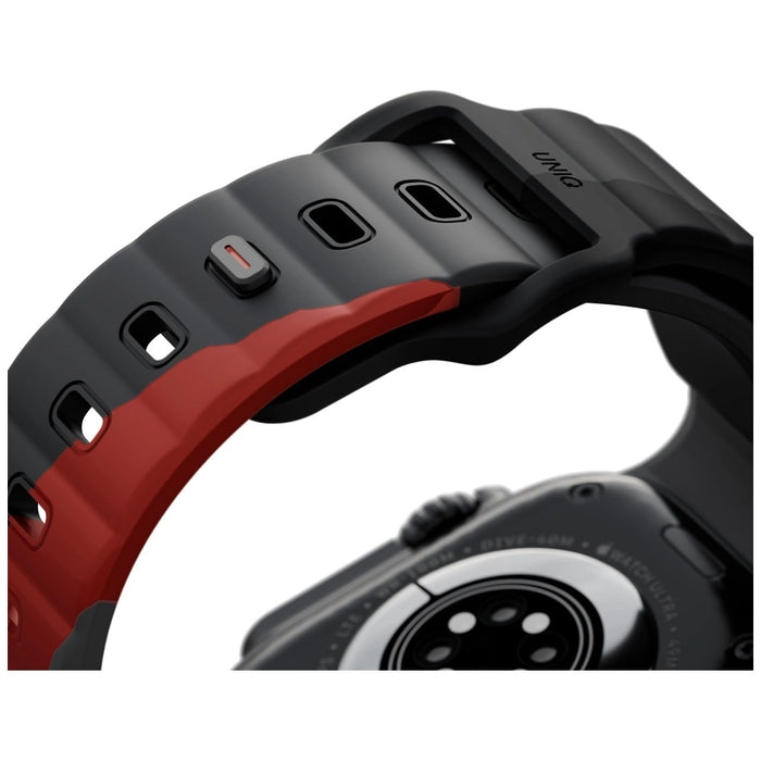 Uniq Stride De Rubber Strap за Apple Watch 44 / 45 / 46 / 49 мм - Сив