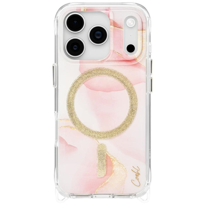 Uniq Coehl Aeris Case за iPhone 17 Pro с магнитно зареждане - розов