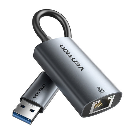 Адаптер Vention USB-A + USB-C до Gigabit Ethernet 0.15m